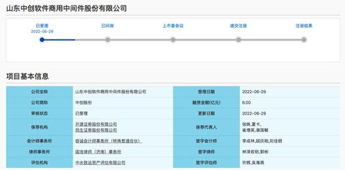 济南鲁企喜获科创板受理 2022年上半年基础软件服务领域迎来新突破